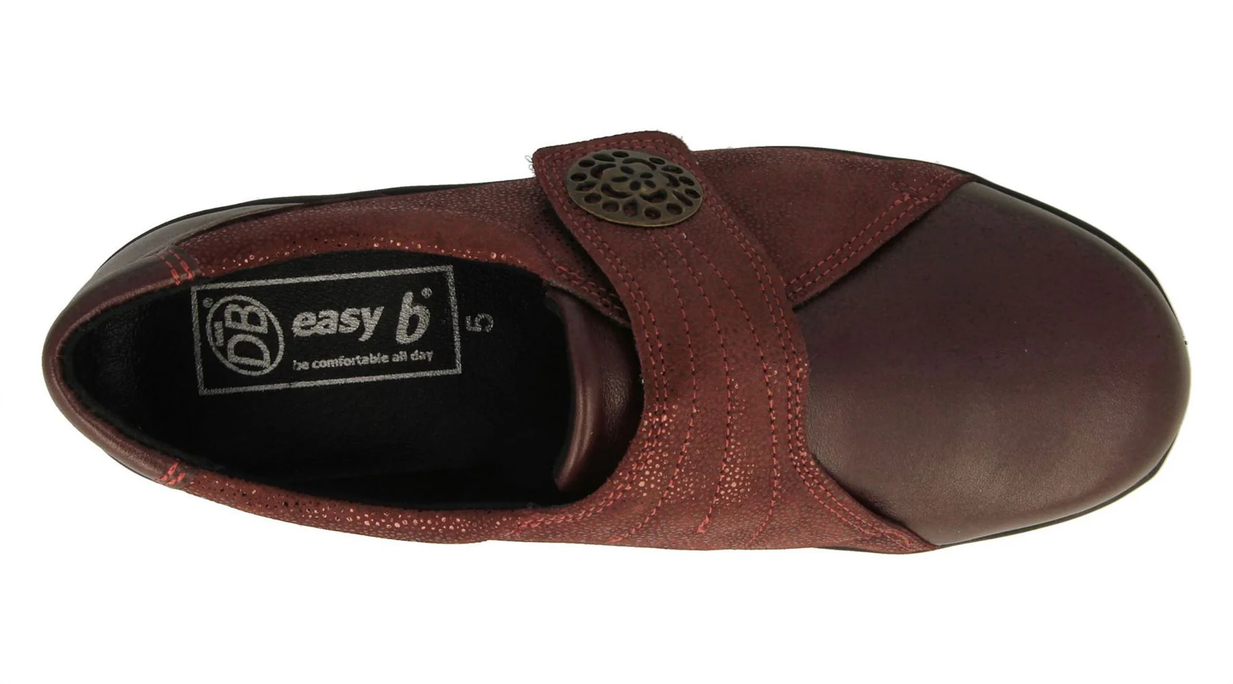 Womens Wide Fit DB Pacific Shoes - Image 17