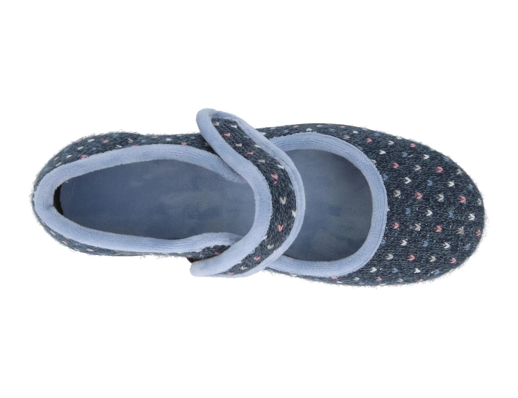 Womens Wide Fit DB Pitsford Slippers - Image 10