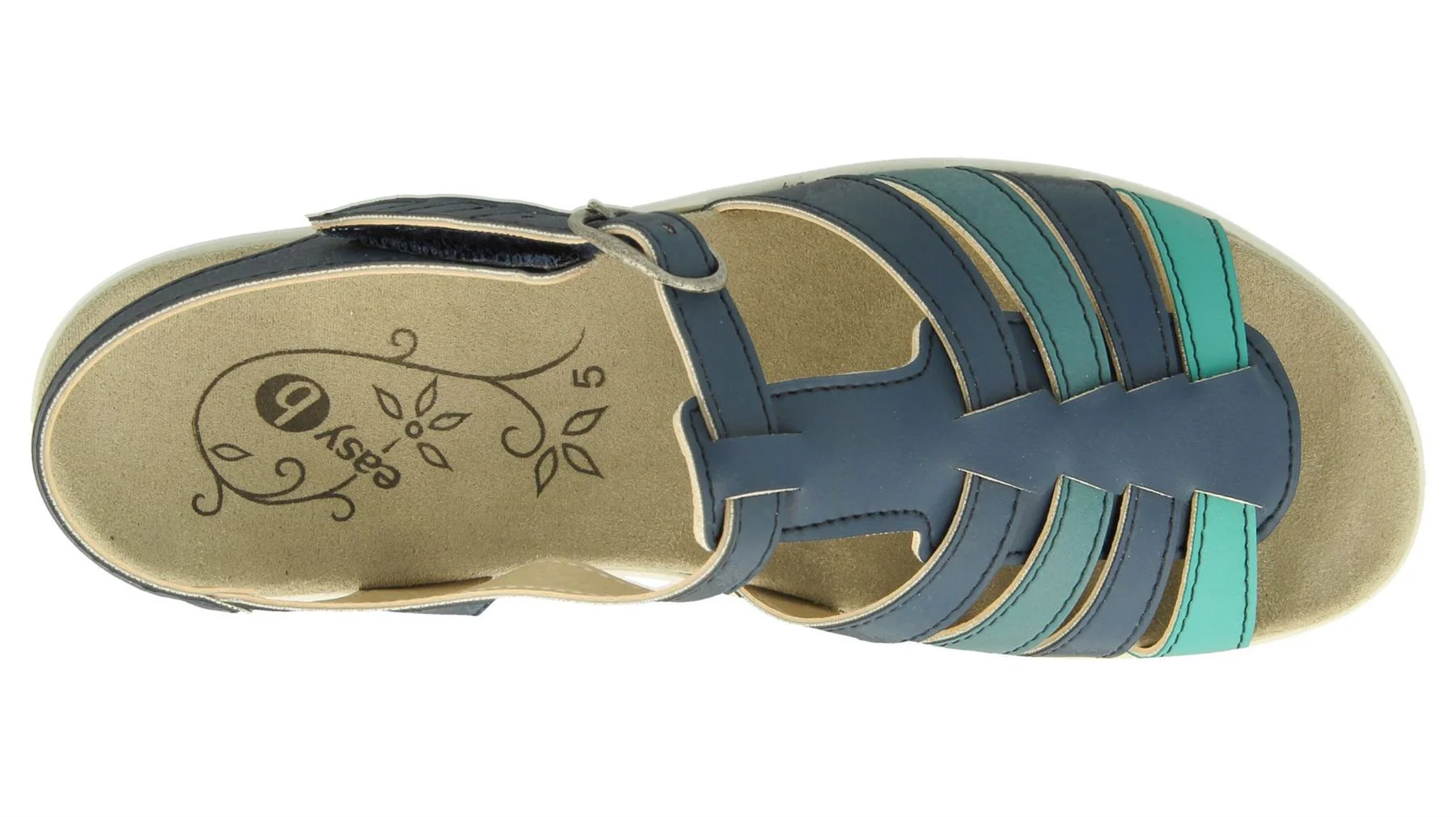 Womens Wide Fit DB Pochard Sandals - Image 10