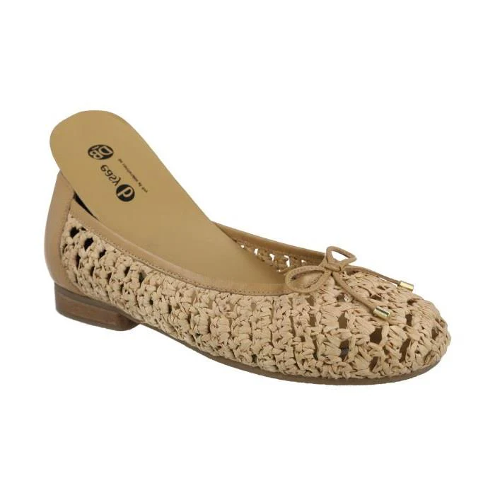 Women's Wide Fit DB Raffia Shoes - Image 13