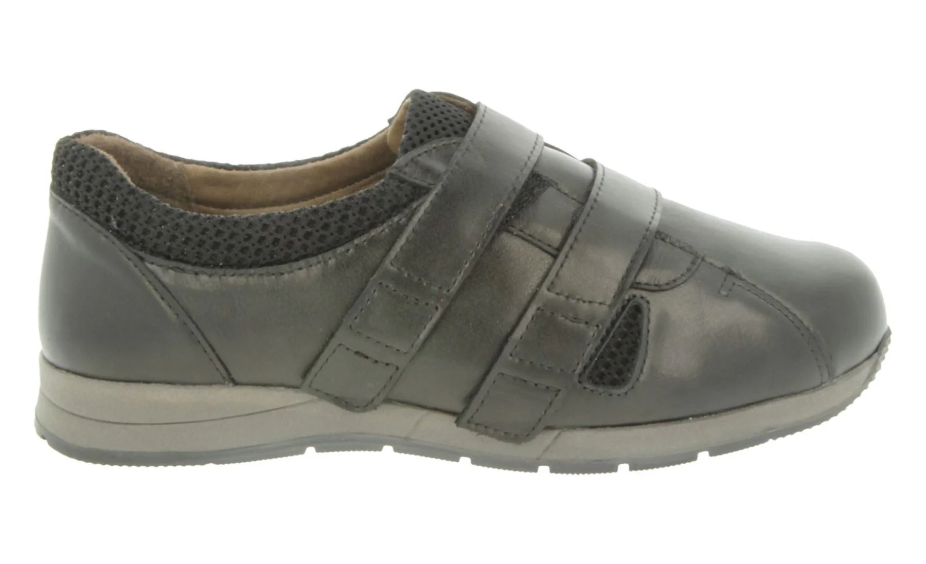Womens Wide Fit DB Riley Leather Shoes - Image 2