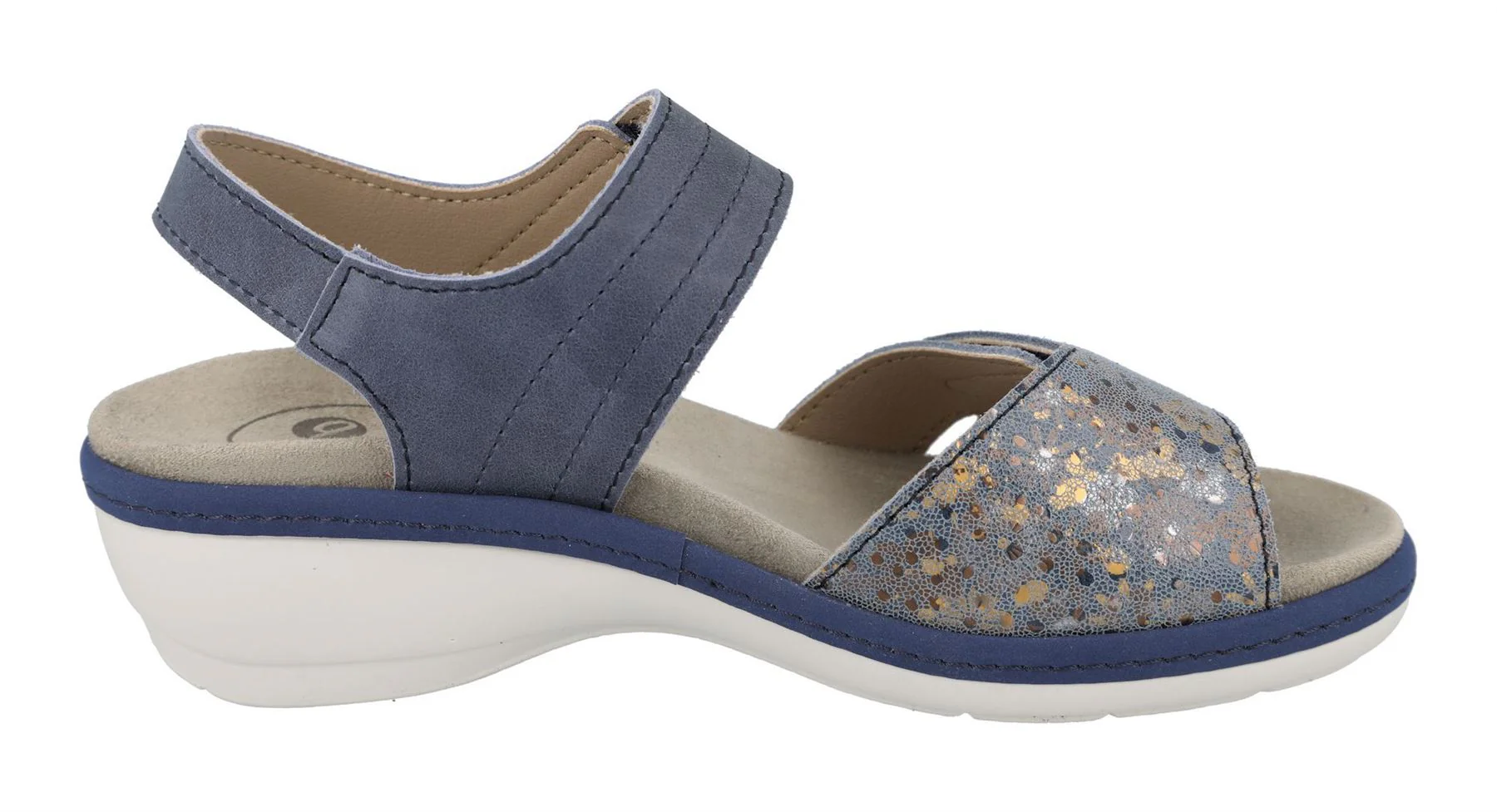 Womens Wide Fit DB Rosefinch Sandals - Image 9