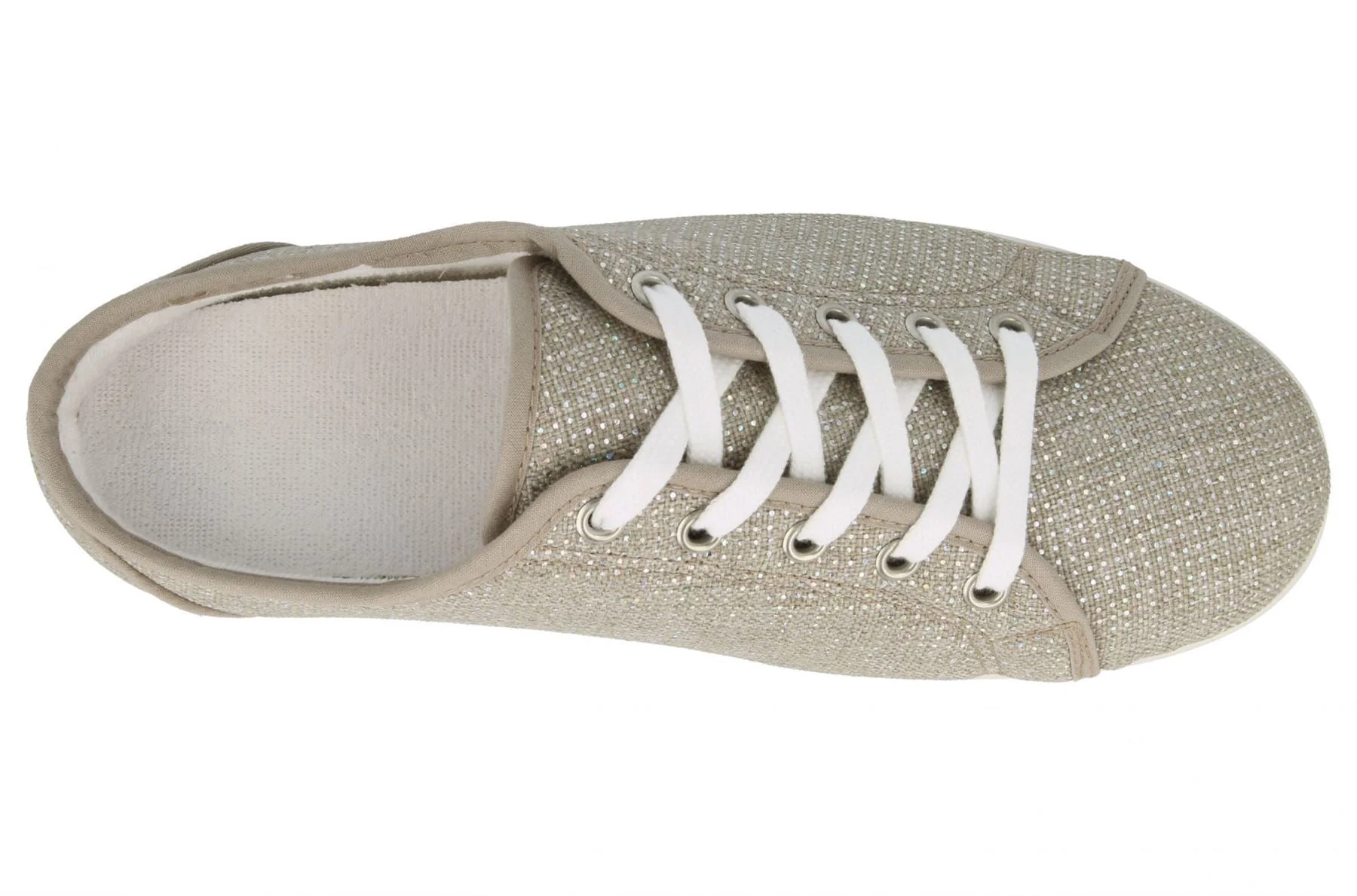 Womens Wide Fit DB Tampa Canvas Shoes - Image 11