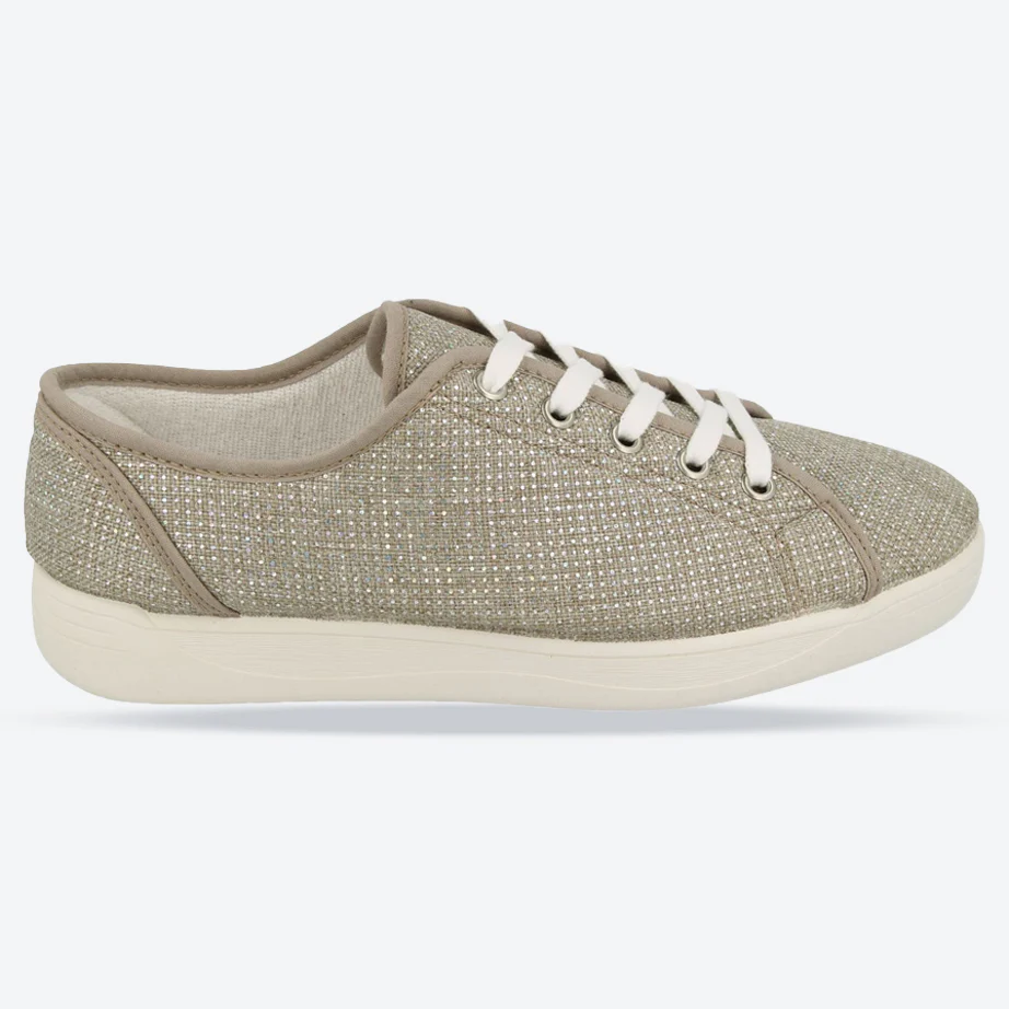 Womens Wide Fit DB Tampa Canvas Shoes - Image 6