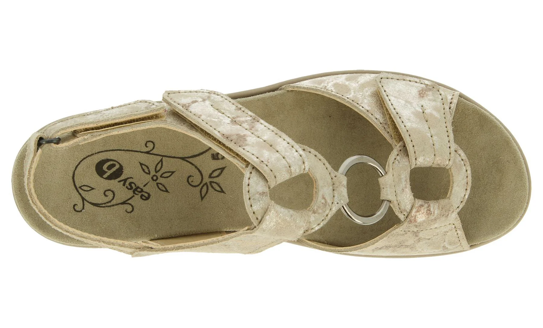 Womens Wide Fit DB Turtle Sandals - Image 5