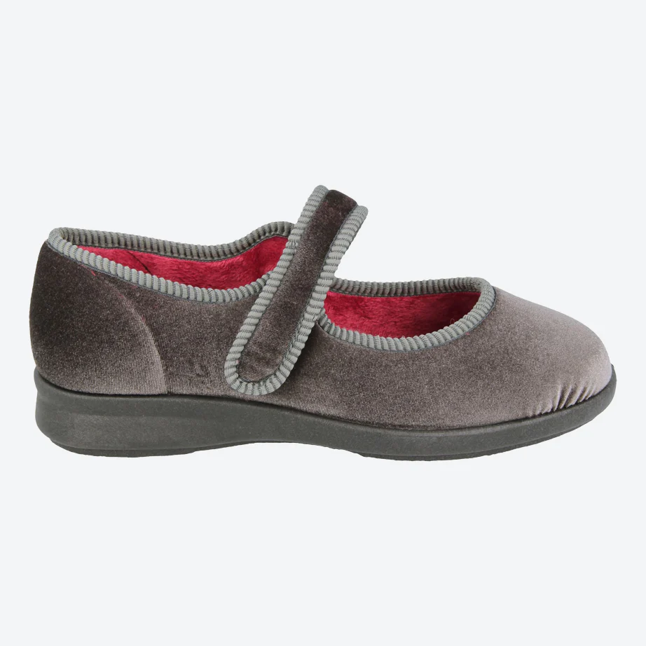Womens Wide Fit DB Whitby Slippers - Image 13