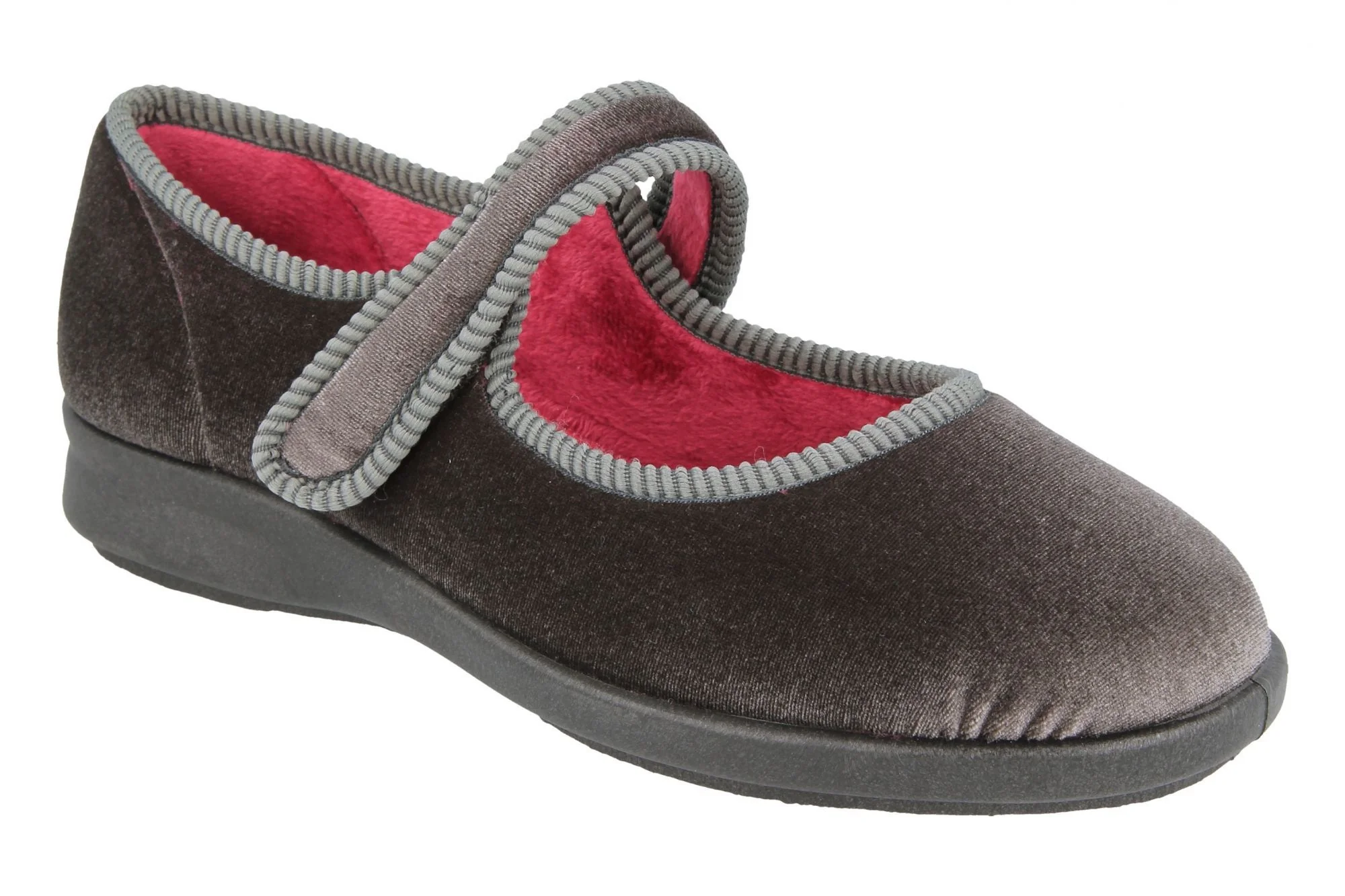 Womens Wide Fit DB Whitby Slippers - Image 15