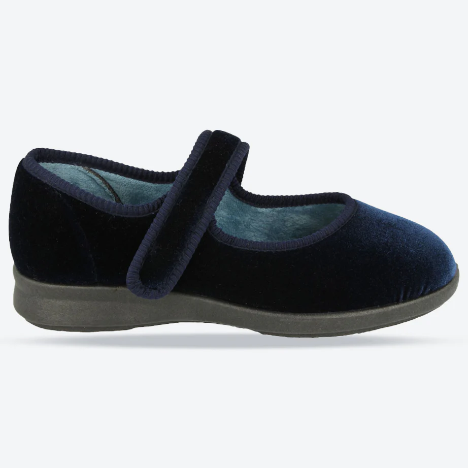 Womens Wide Fit DB Whitby Slippers - Image 5