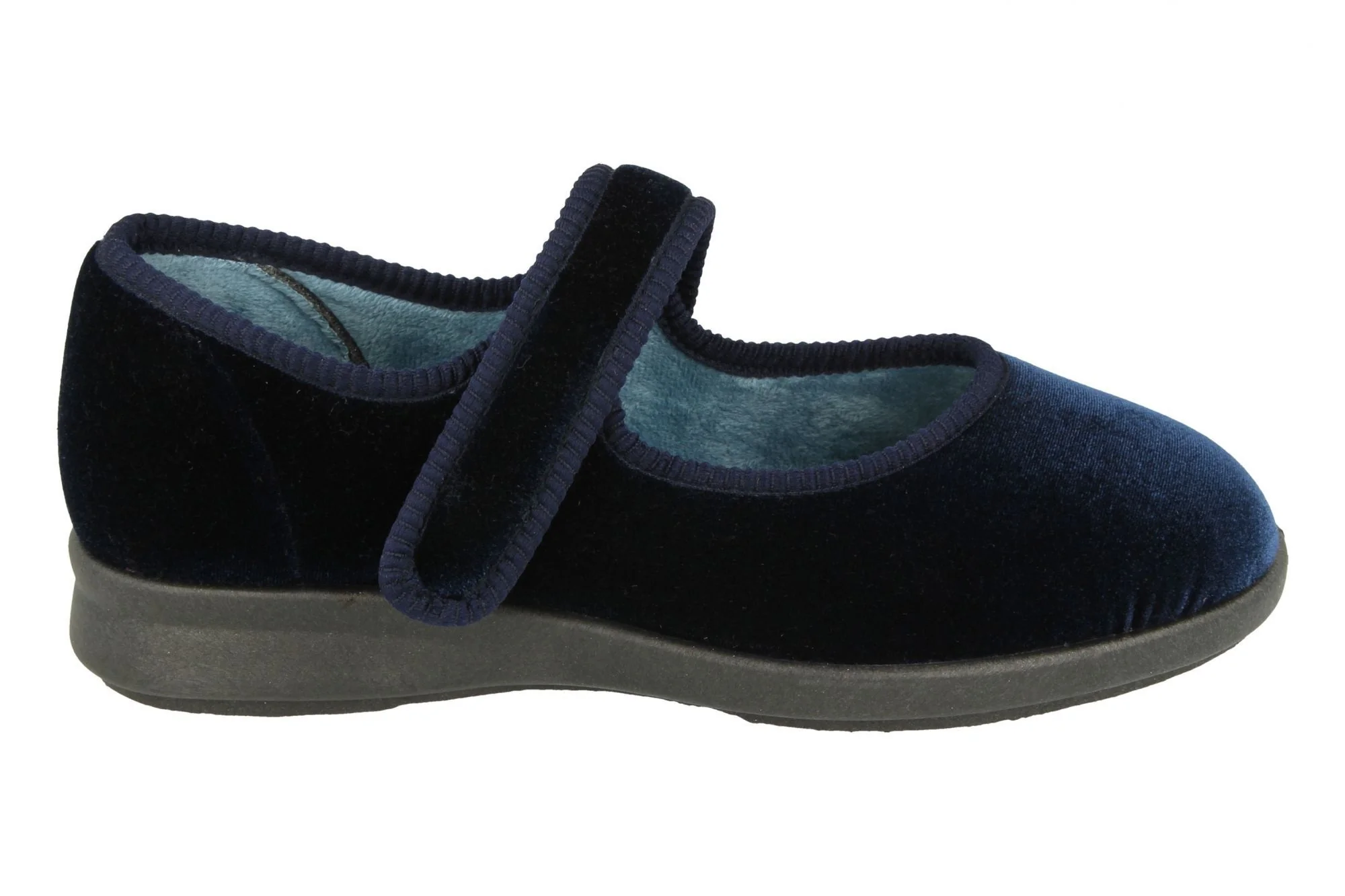 Womens Wide Fit DB Whitby Slippers - Image 6