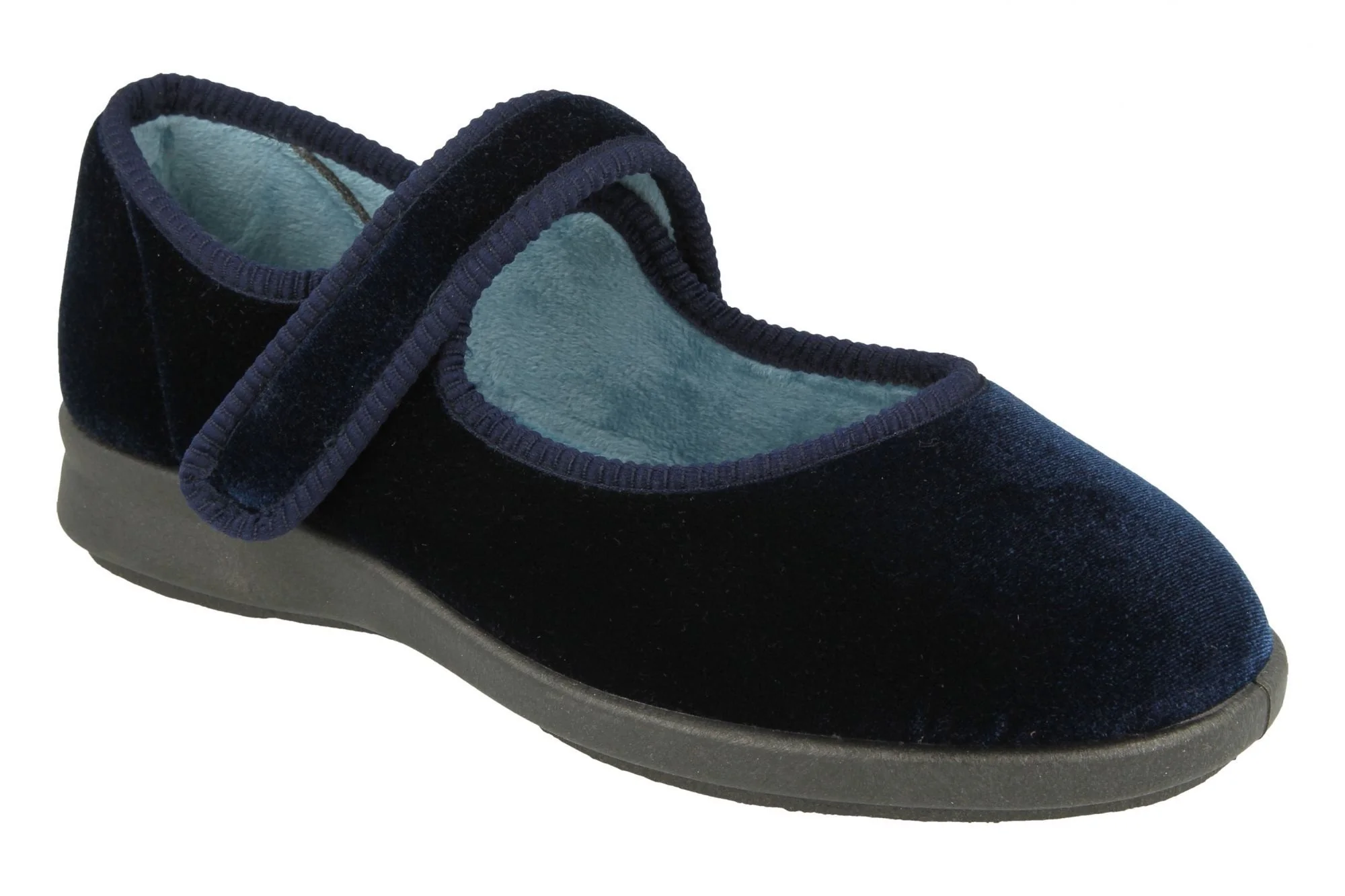 Womens Wide Fit DB Whitby Slippers - Image 7