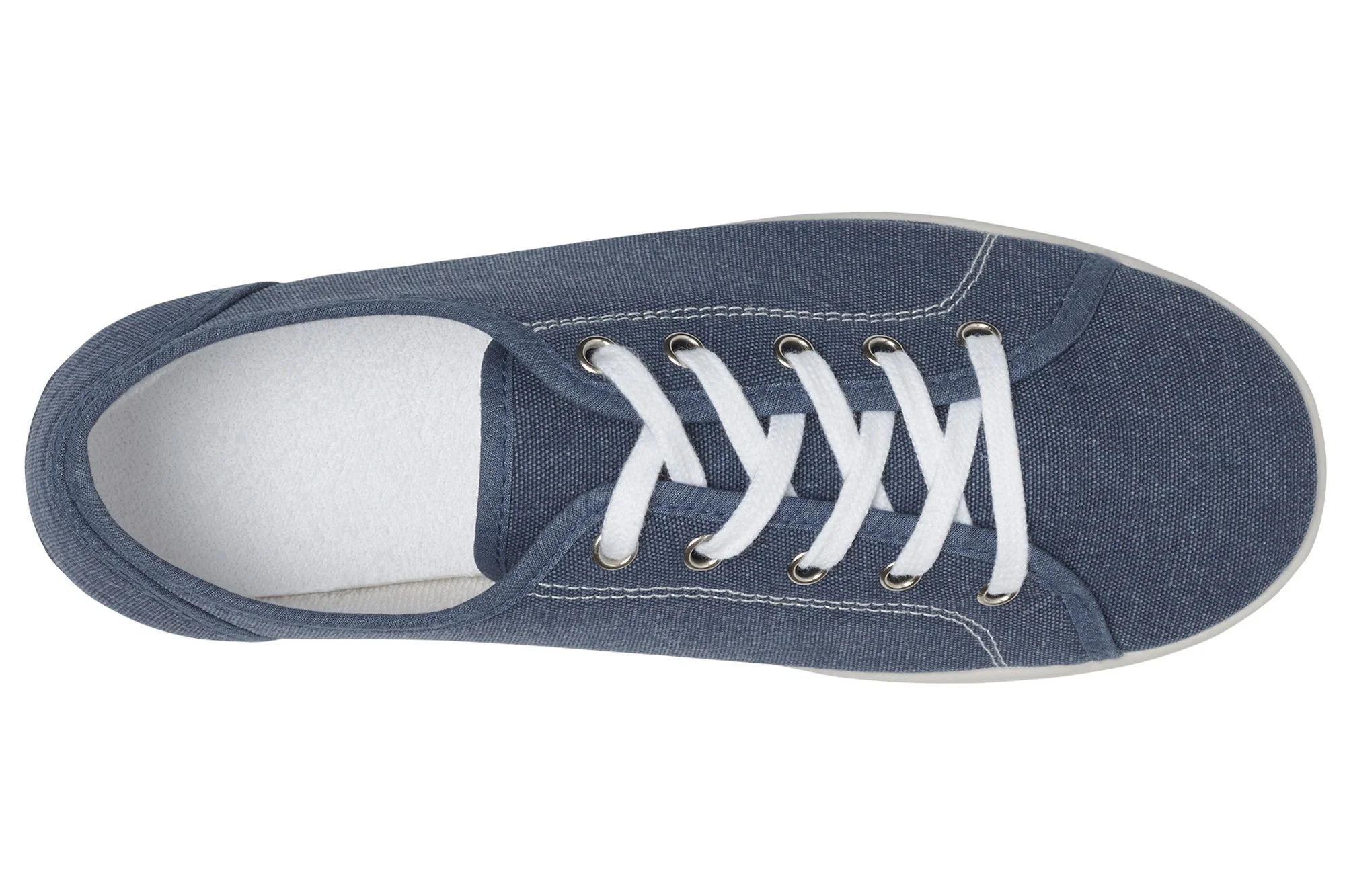 Womens Wide Fit DB Yoko Canvas - Image 7
