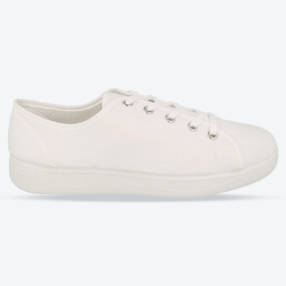 Womens Wide Fit DB Yoko Canvas - Image 8