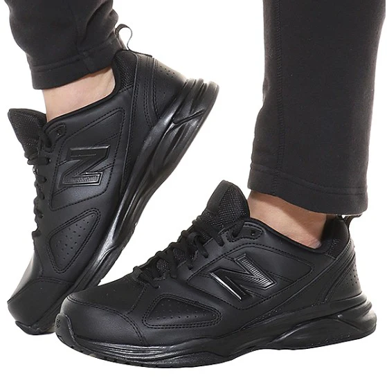 Womens Wide Fit New Balance MX624AB5 Black Trainers ABZORB - Image 7