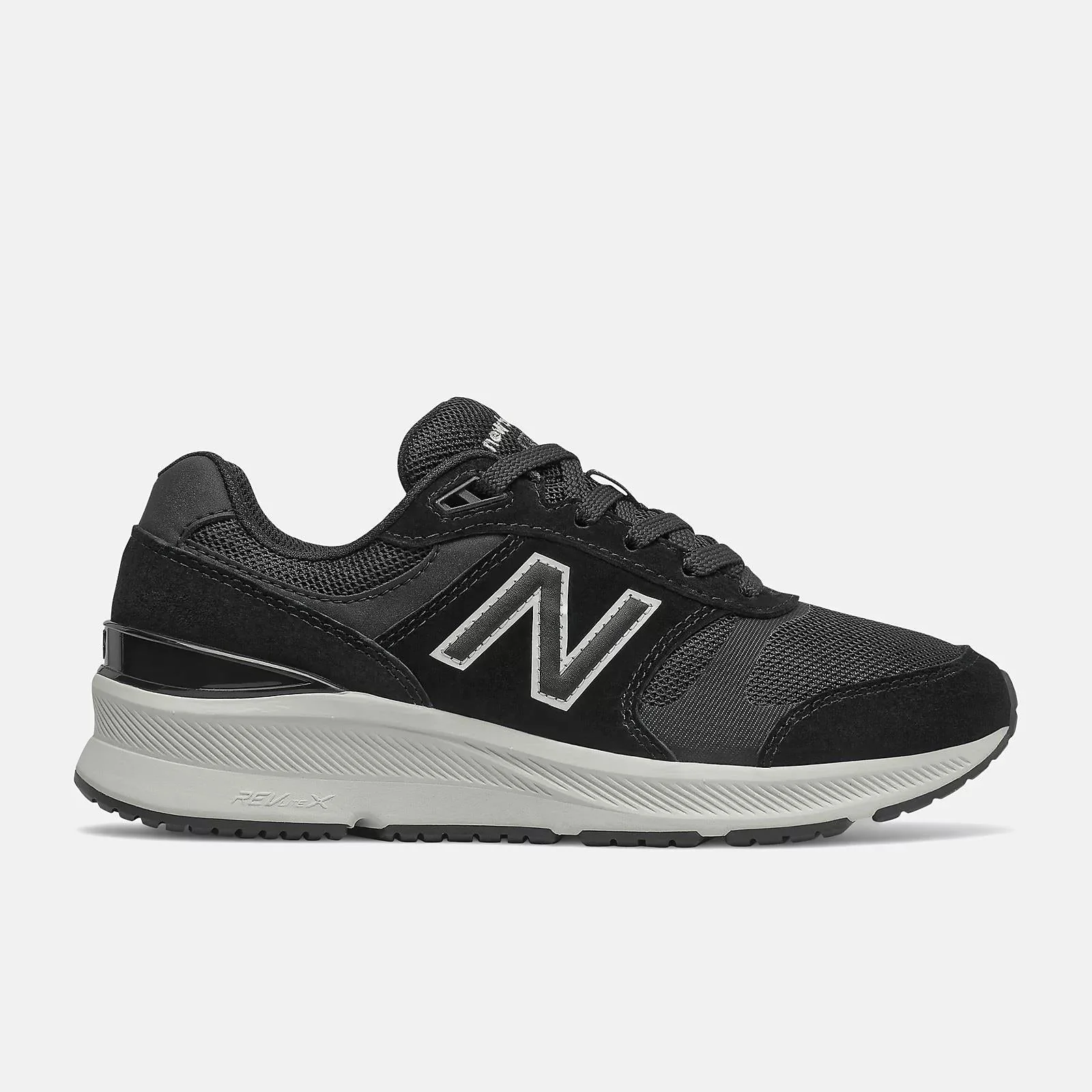 Womens Wide Fit New Balance WW880BK5 Walking Trainers - Image 3