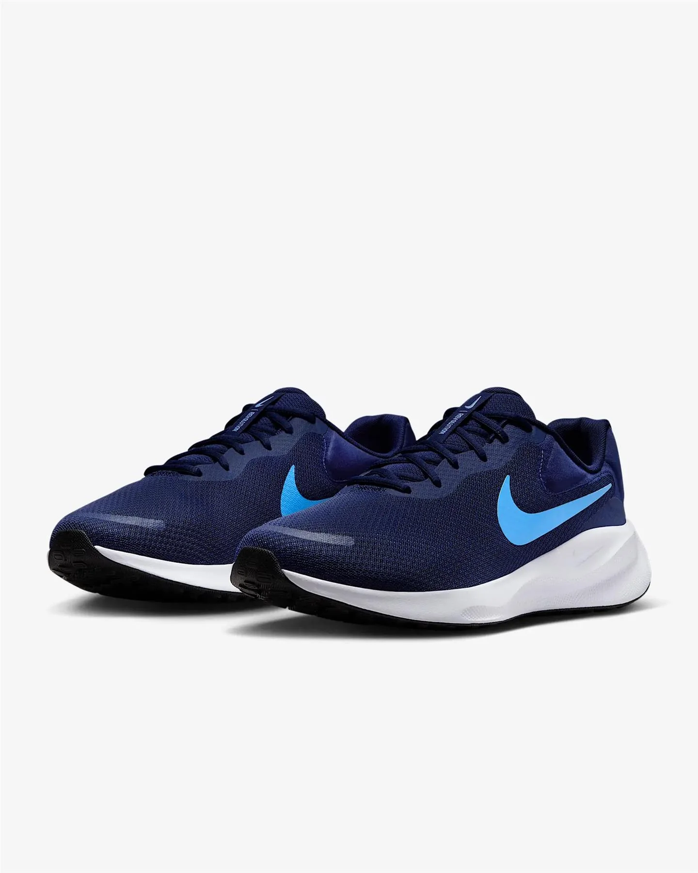 Men's Wide Fit Nike FB8501-400 Revolution 7 Running Trainers - Image 5