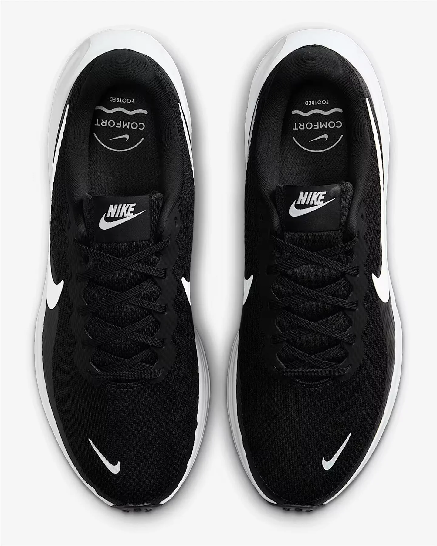 Women's Wide Fit Nike HQ1996-001 Revolution 8 Running Trainers - Image 7
