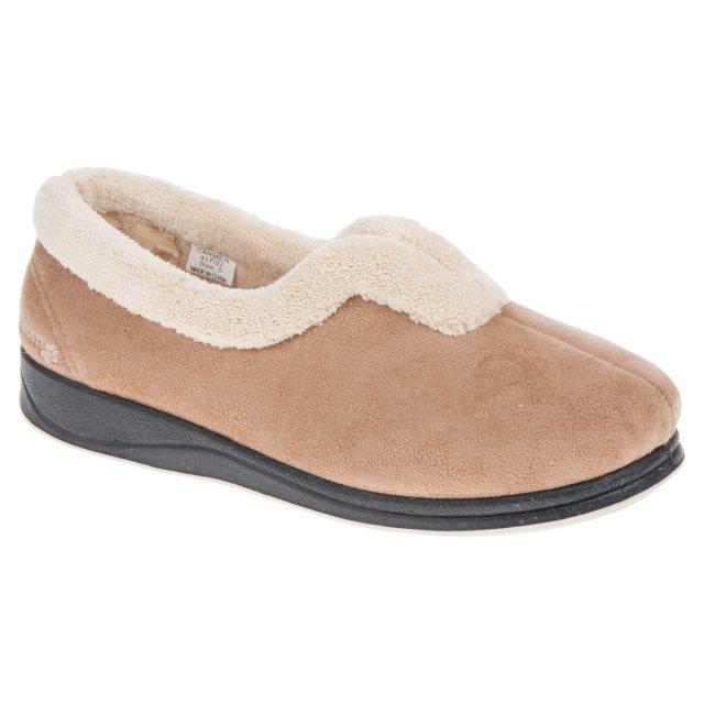 Womens Wide Fit Padders Carmen Slippers - Image 10