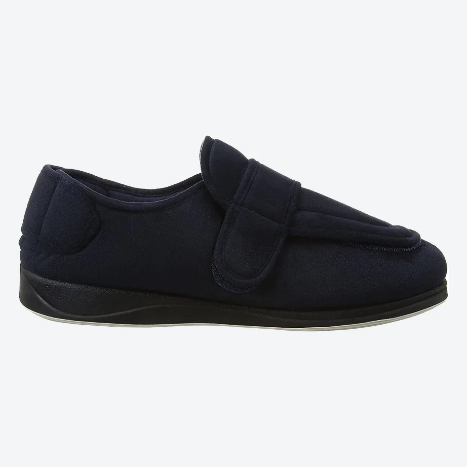 Mens Wide Fit Padders Wrap Slippers - Image 8