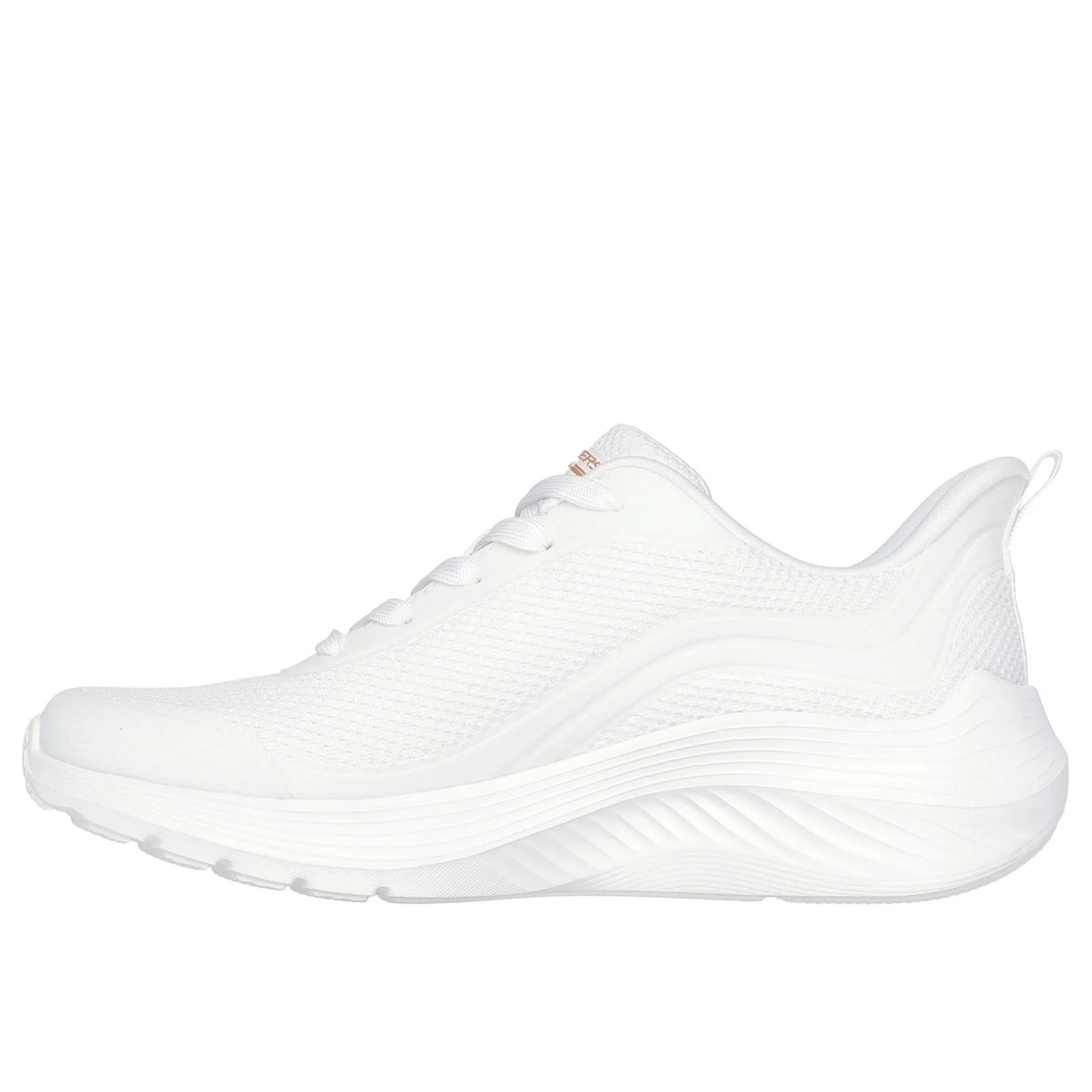 Women's Wide Fit Skechers 117483 Bobs Sport Squad Waves Still Wading Trainers - Image 8