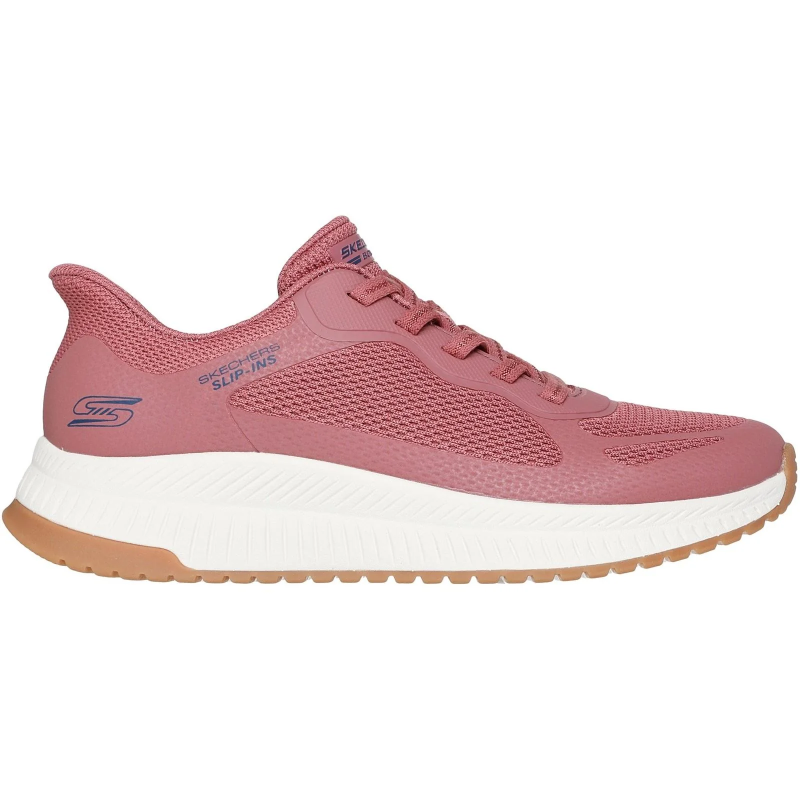 Women's Wide Fit Skechers 117624 Slip-ins Bobs Squad 4 Staple Look Trainers - Image 7