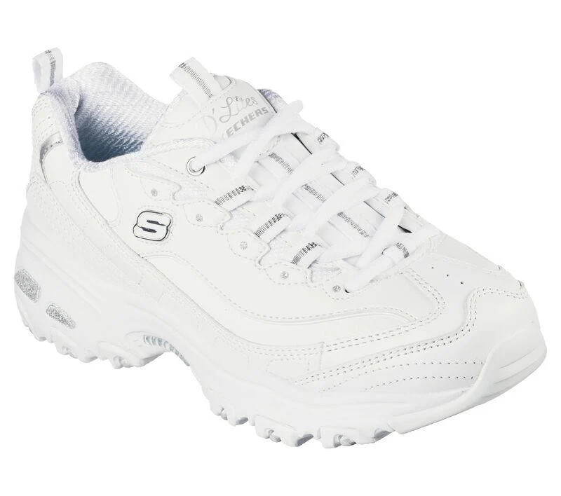 Women's Wide Fit Skechers 11931EW D'lites Fresh Start Trainers - Image 3
