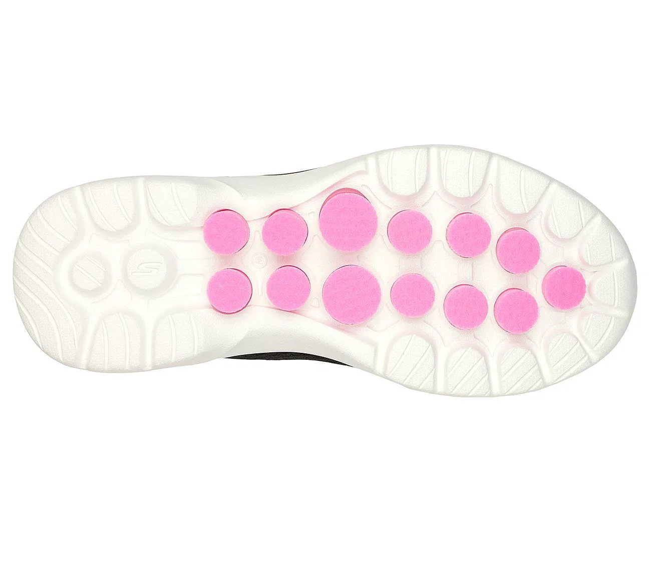 Women's Wide Fit Skechers 124514 Go Walk 6 Iconic Vision Trainers - Image 6