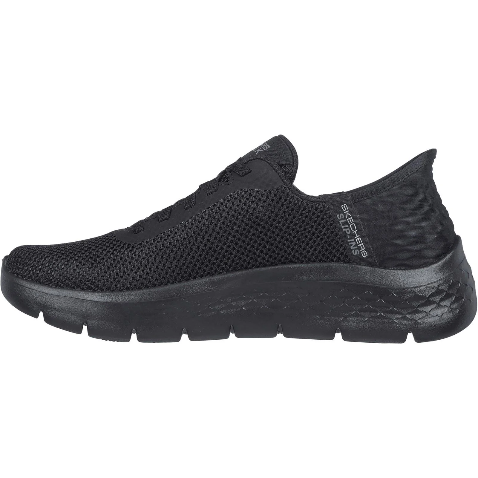 Women's Wide Fit Skechers 124836 Go Walk Flex Grand Entry Trainers - Image 4