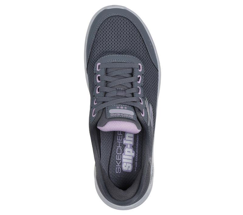 Women's Wide Fit Skechers 124846 Go Walk Flex Clear Creek Trainers - Image 10