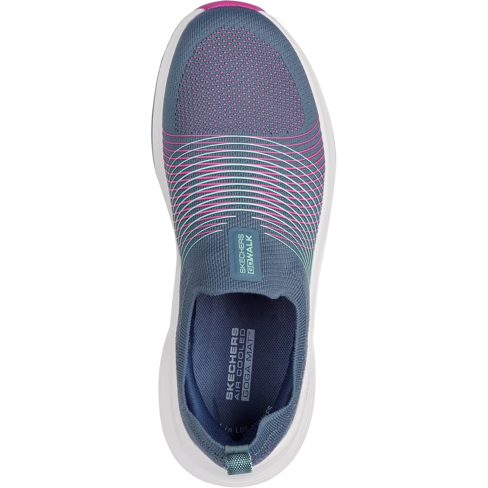 Women's Wide Fit Skechers 125052 Go Walk Max Walker Sally Trainers - Image 10