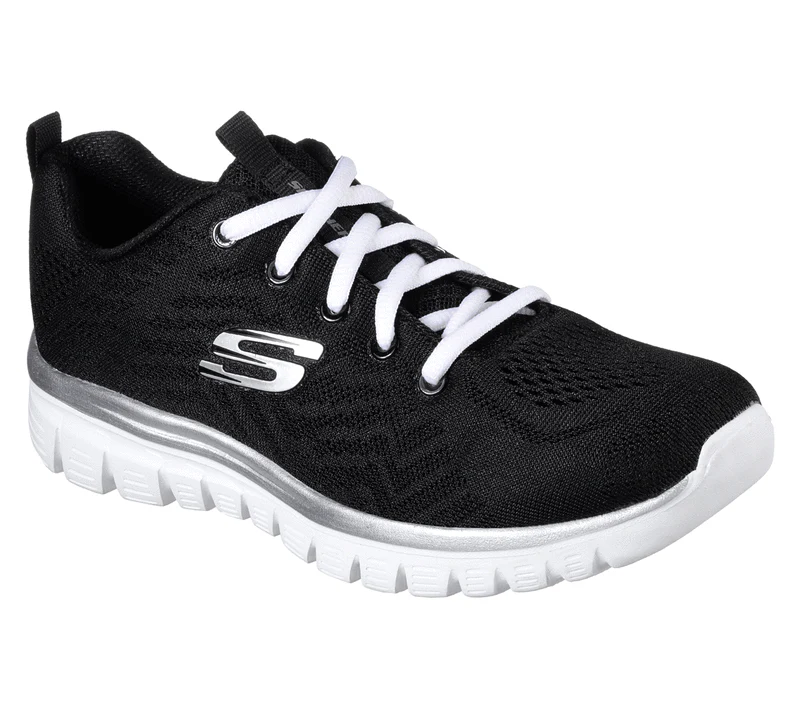 Womens Wide Fit Skechers 12615 Walking Trainers - Image 16