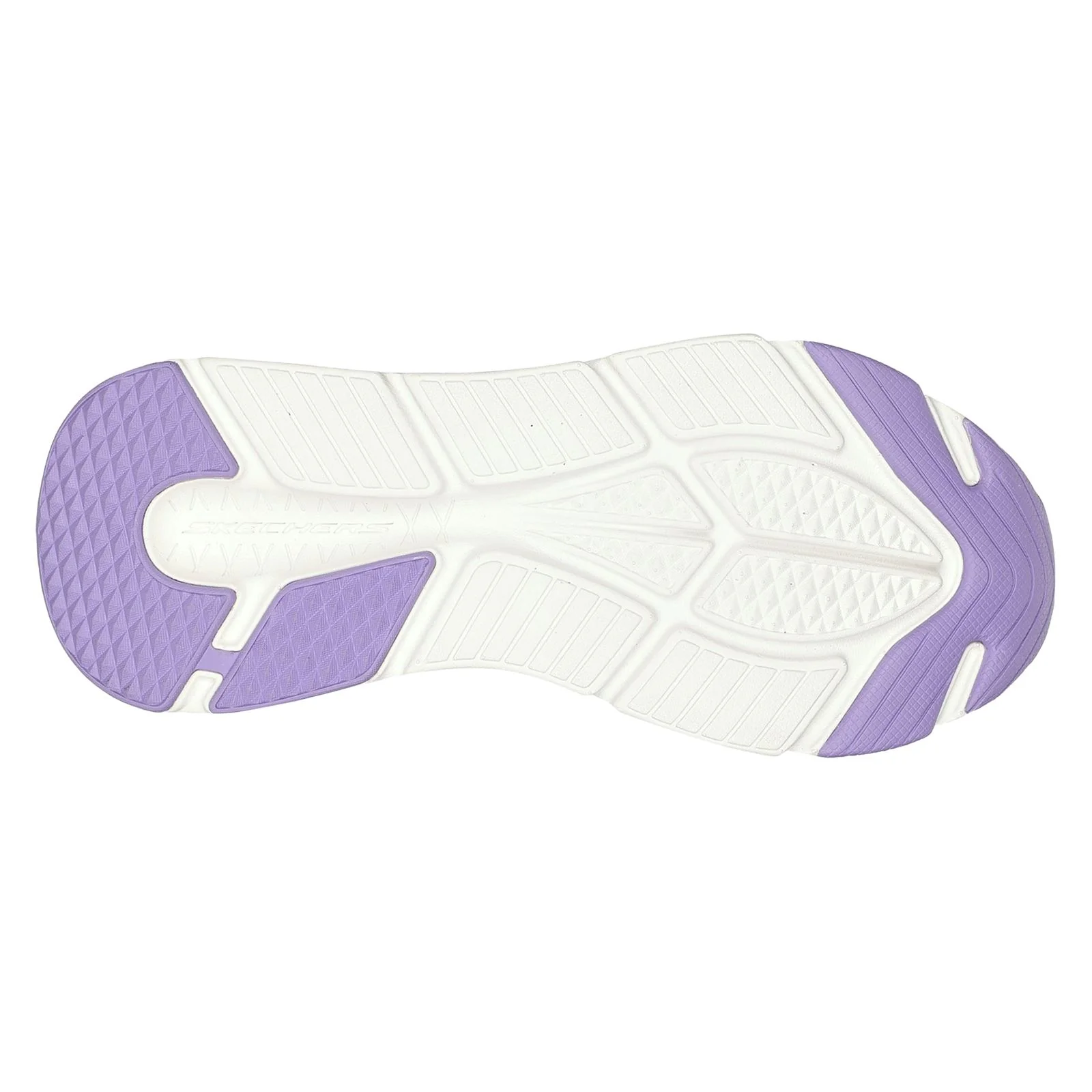Women's Wide Fit Skechers 128571 Max Cushioning Smooth Trainers - Navy/Lavender - Image 6