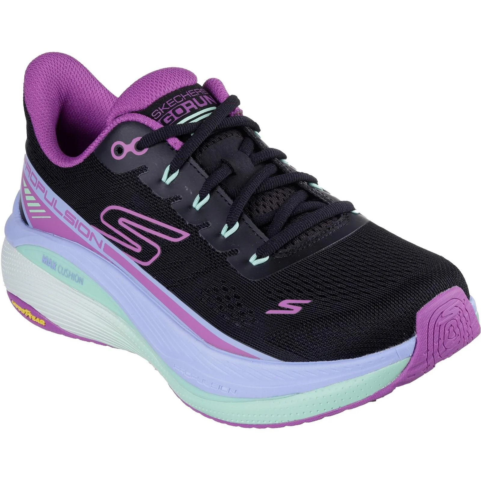 Women's Wide Fit Skechers 128901 Performance Max Cushioning Propulsion Trainers - Image 3