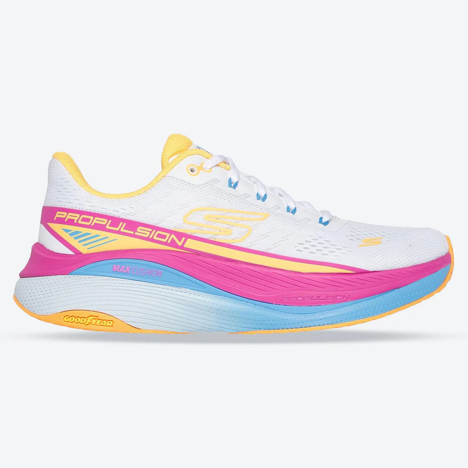 Women's Wide Fit Skechers 128901 Performance Max Cushioning Propulsion Trainers - Image 9