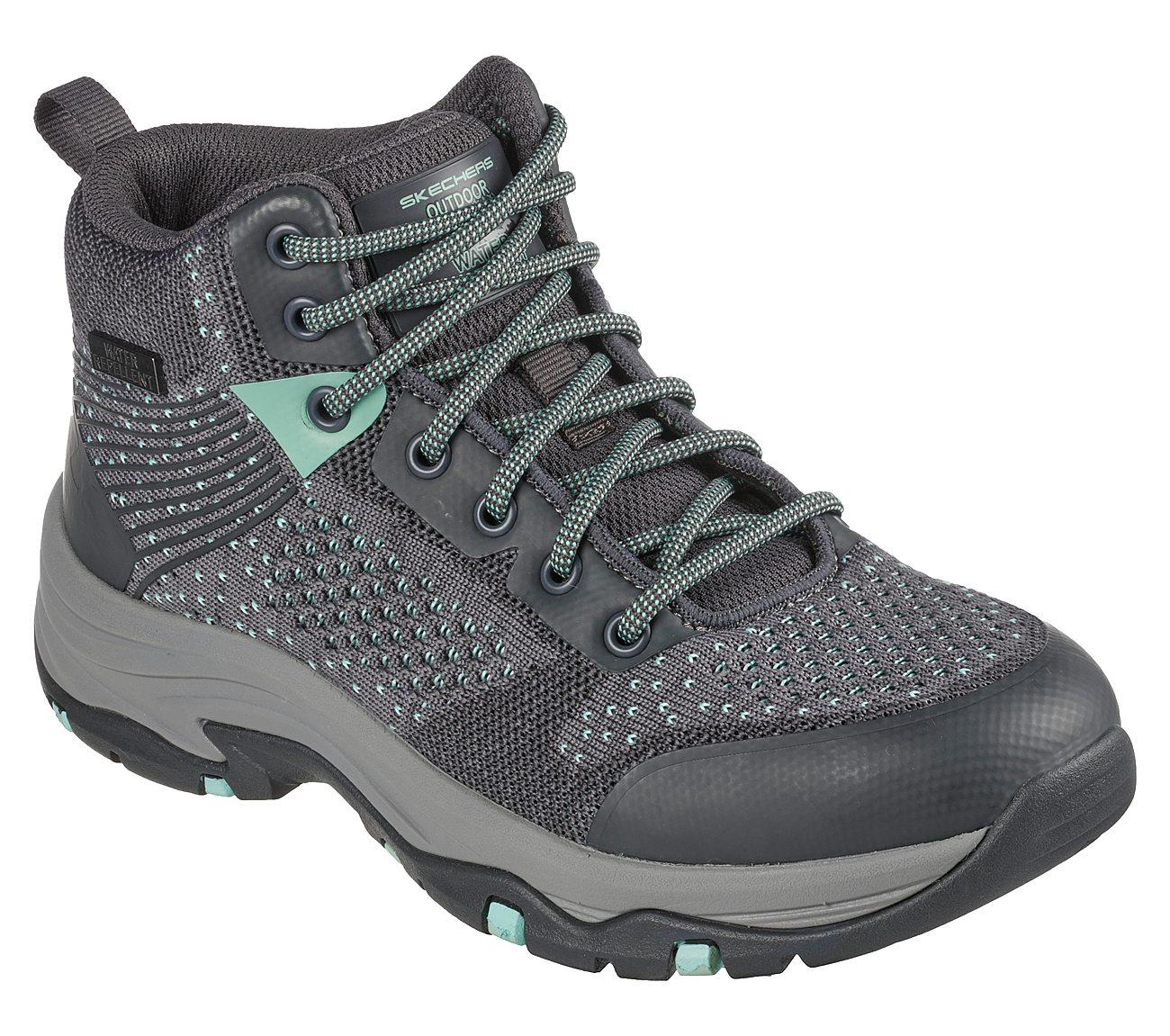 Womens Wide Fit Skechers 158351 Trego Vegan Waterproof Hiking Boots - Image 3