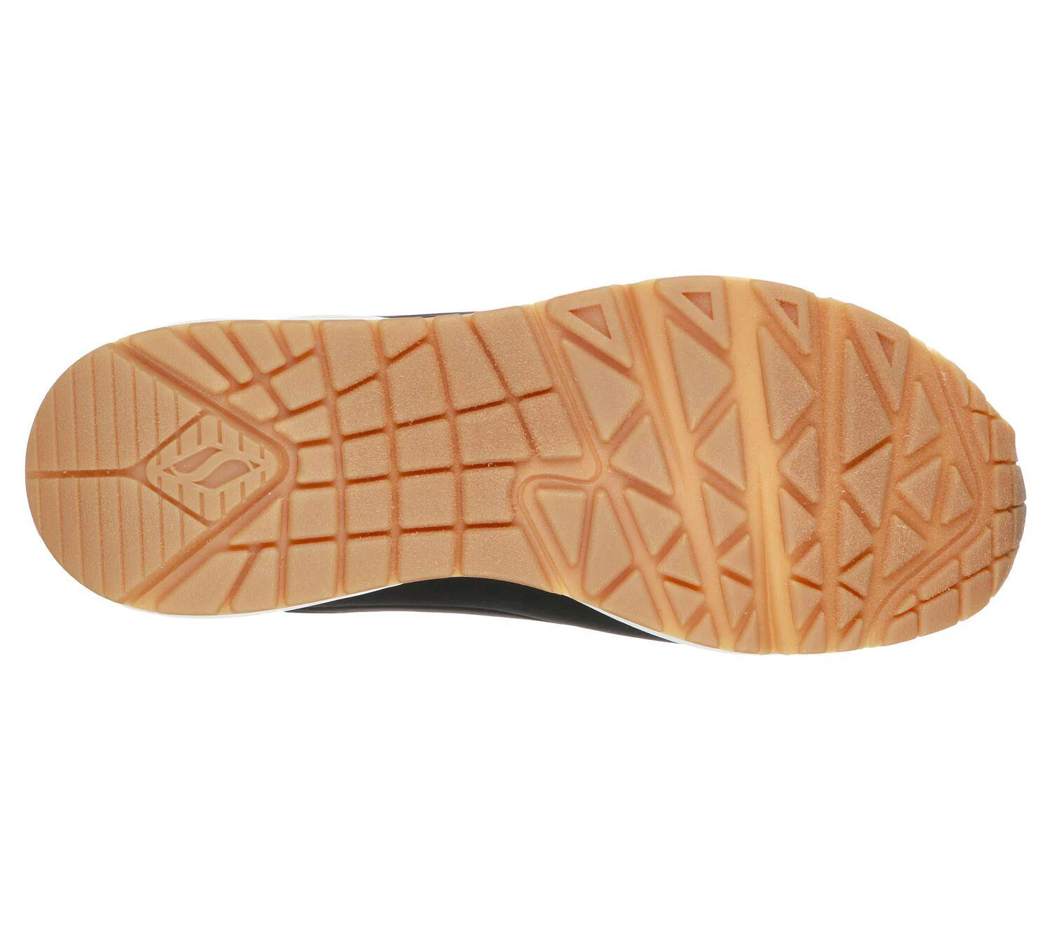 Women's Wide Fit Skechers 73690 Uno - Stand On Air Walking Street Wear Trainers - Image 12