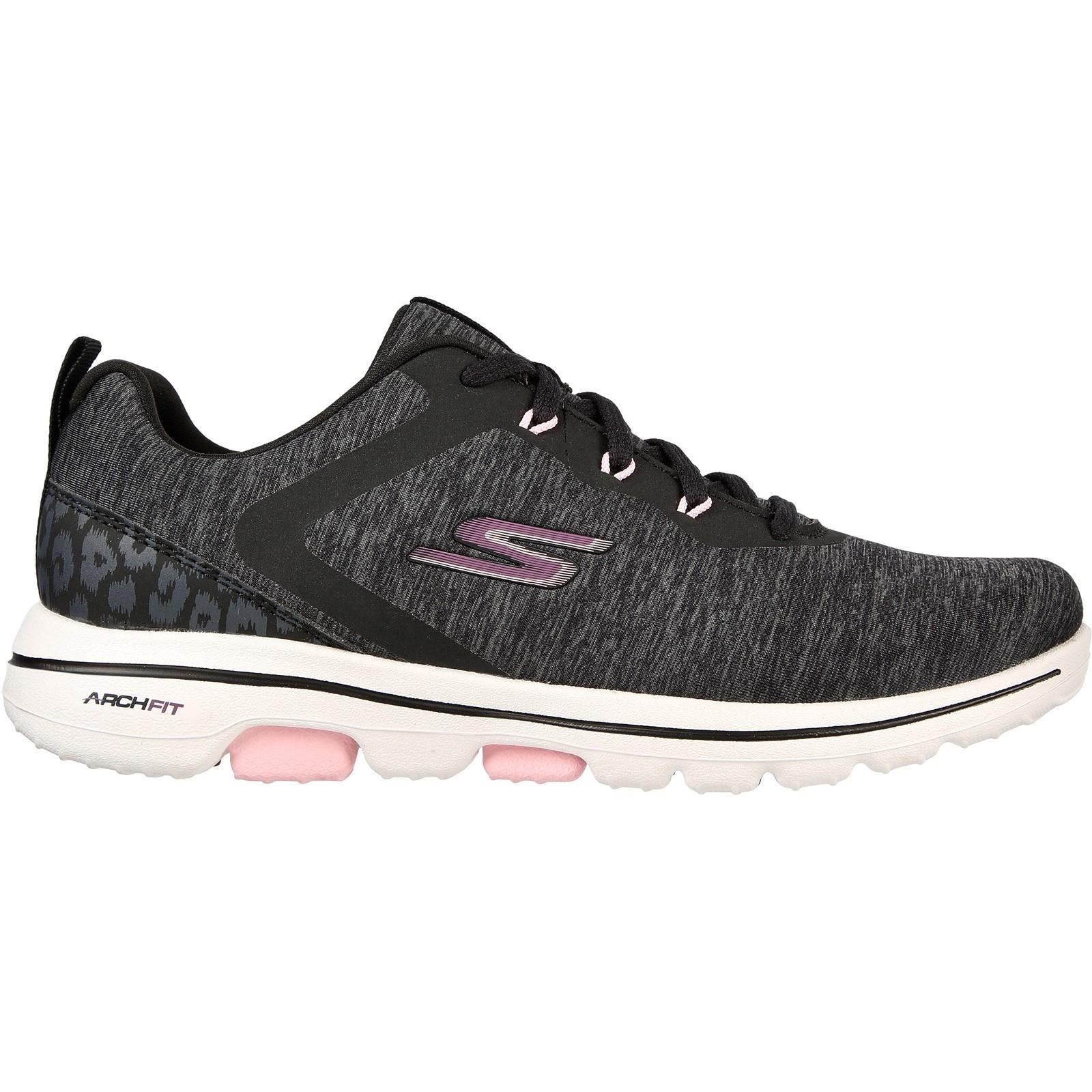 Women's Wide Fit Skechers Go Golf Walk 5 Trainers - Image 2