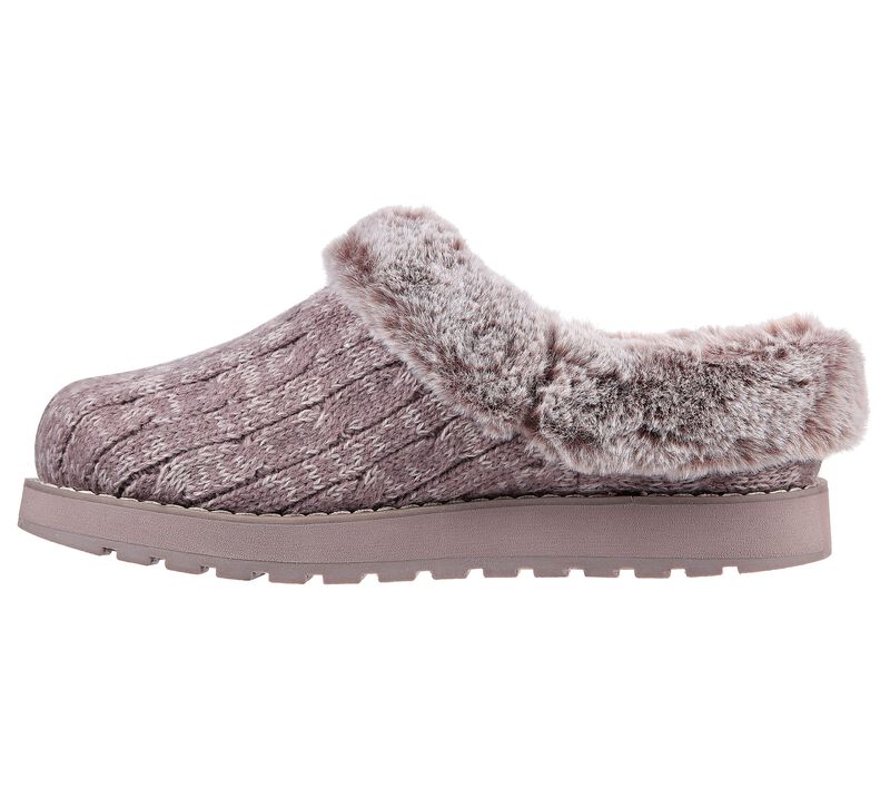 Womens Wide Fit Skechers Bobs Ice Angel 31204W Mule Slippers - Image 13
