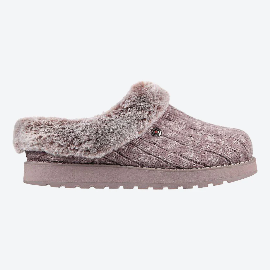 Womens Wide Fit Skechers Keepsakes Ice Angel Mule Slippers - Exclusive - Image 11