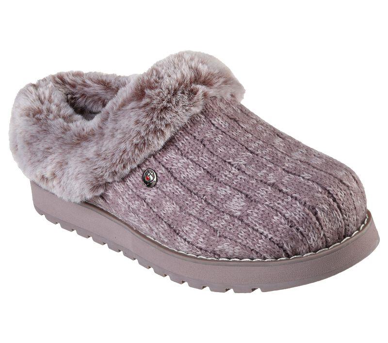 Womens Wide Fit Skechers Keepsakes Ice Angel Mule Slippers - Exclusive - Image 13