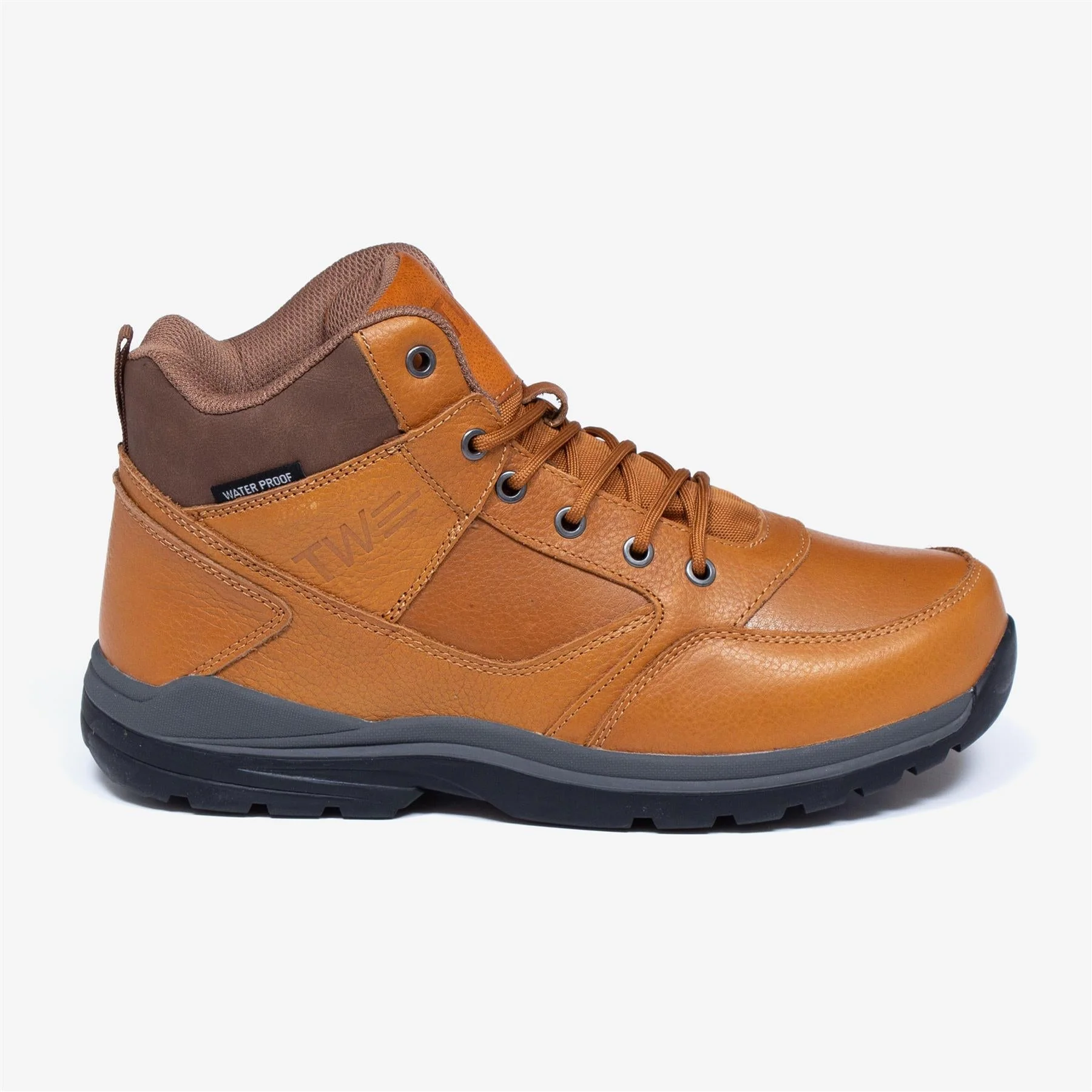 Women's Wide Fit Tredd Well Tough Waterproof Hiking Boots - Tan - Image 2